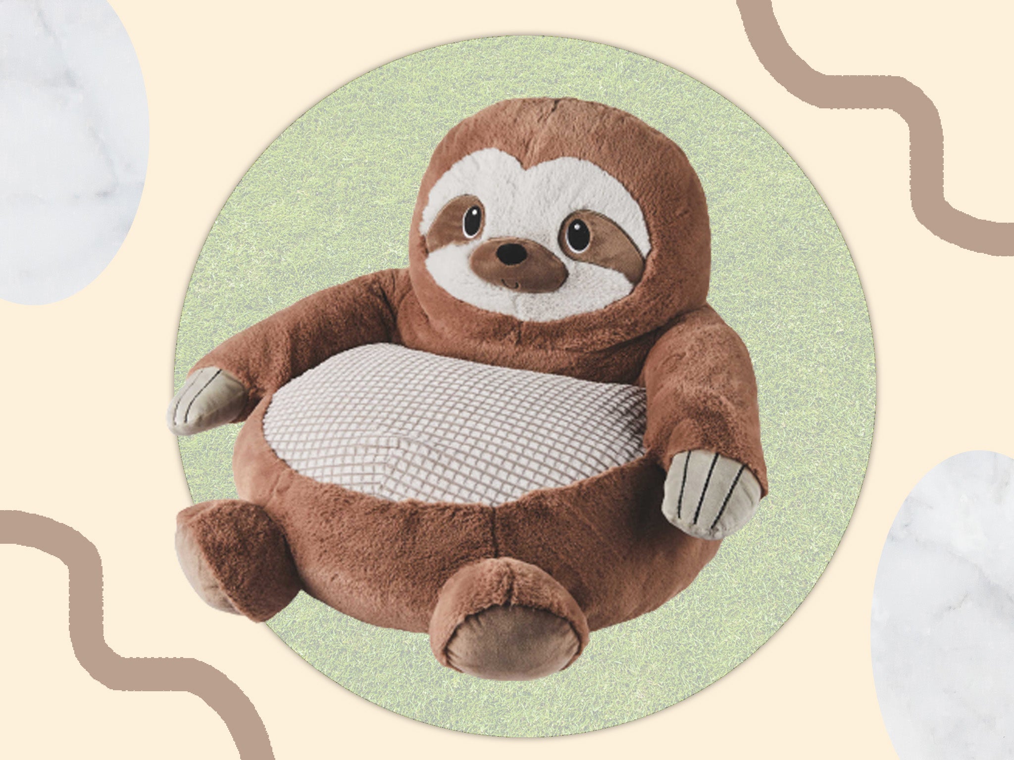 Sloth soft shop toy aldi